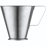 Кувшин мерный «Проотель»;сталь нерж.;2л;D=17,H=17,5см;серебрист. (Цвет: серебристый)