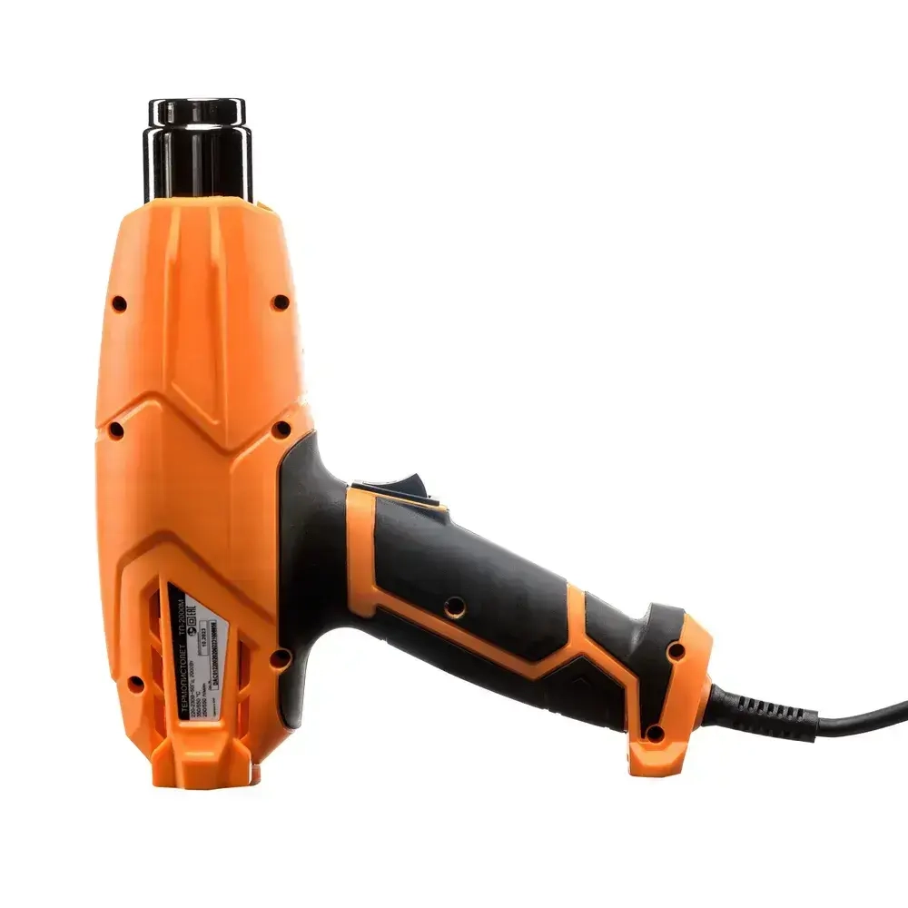 Фен строительный 2000Вт с регулировкой температуры ТП-А2.0 Вихрь, 2 режима, 350-550 градусов, с защитой от перегрева