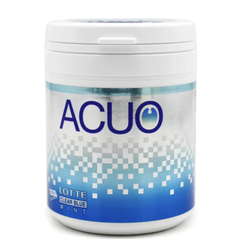 Жевательная резинка ACUO Clear Blue Mint SlimBottle голубая мята, Lotte 125г