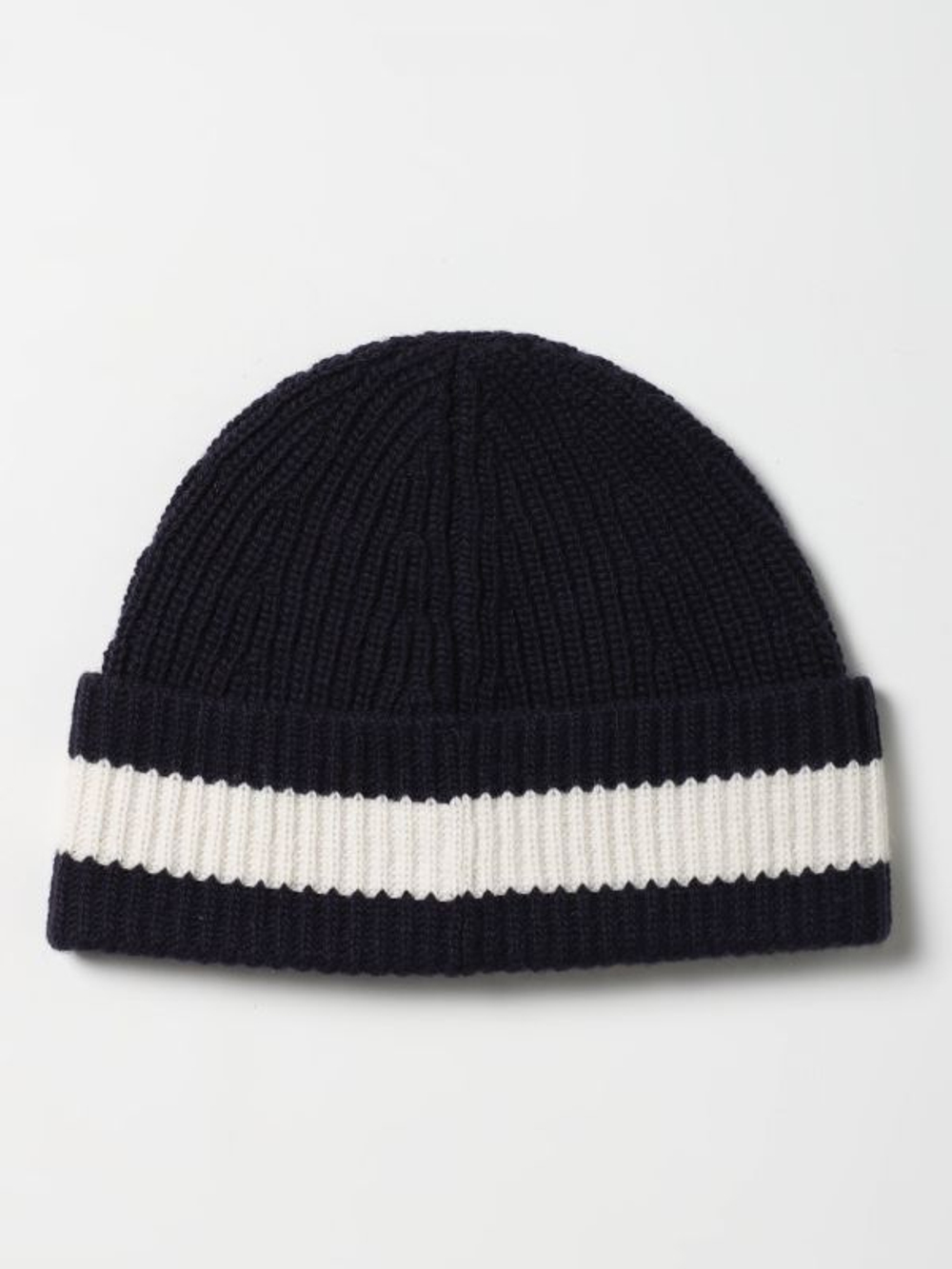 Шапка зимняя Lacoste Ribbed Wool Beanie