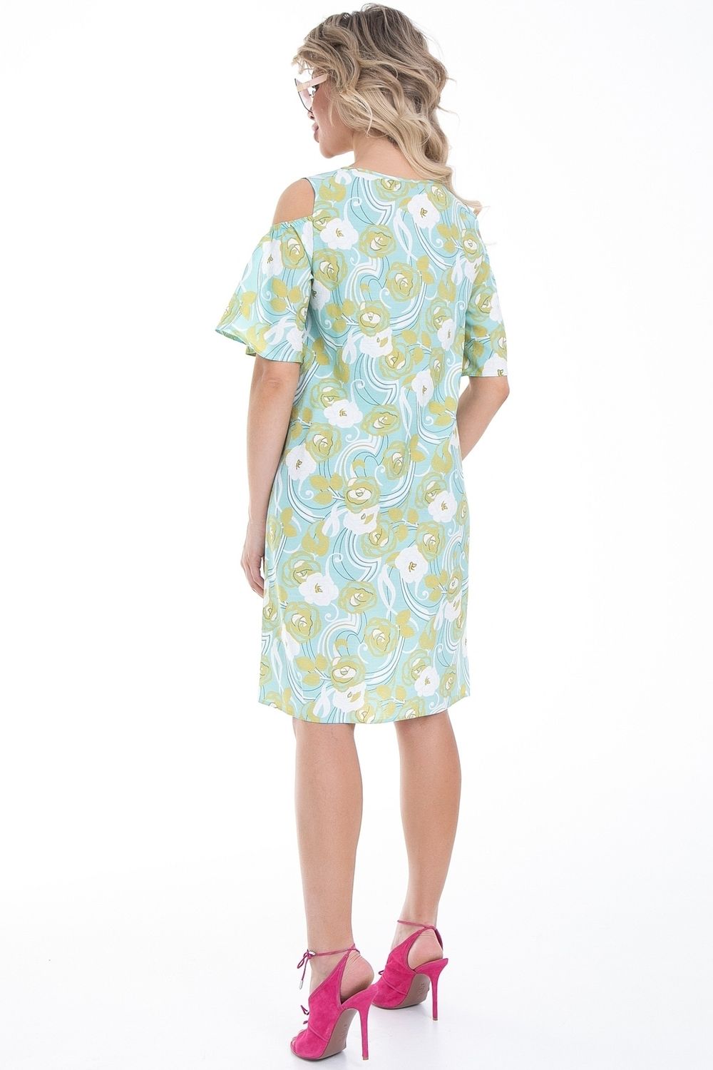 Платье Летнее настроение (бирюза) Diolche (Акция)