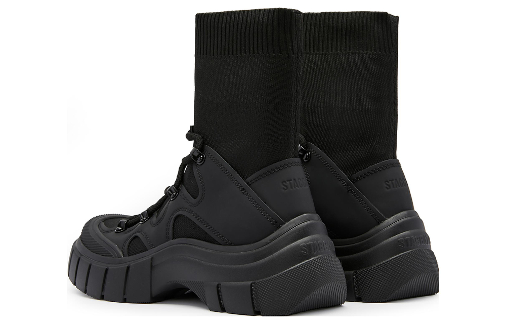 Staccato Fabric Ankle Boots 5cm Women"s