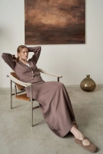 Юбка миди из трикотажа DAN MARALEX