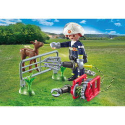 Playmobil - Action Heroes Пожарная служба Спасение животных 71467