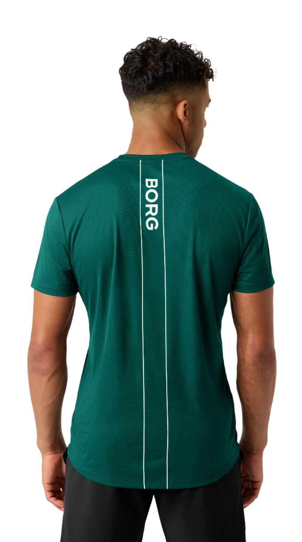 Мужская теннисная футболка Bjorn Borg Ace Light - posy green