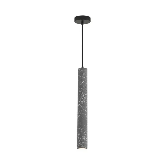 8354/1B SUSPENTIONI черный, металл/цемент Подвес GU10 LED 5W 220V SHAMAREL