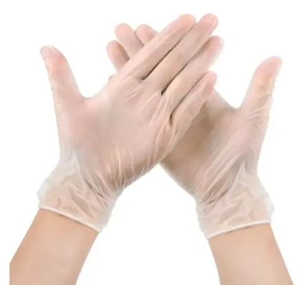 Перчатки виниловые неопудренные Complement 100шт/упак S