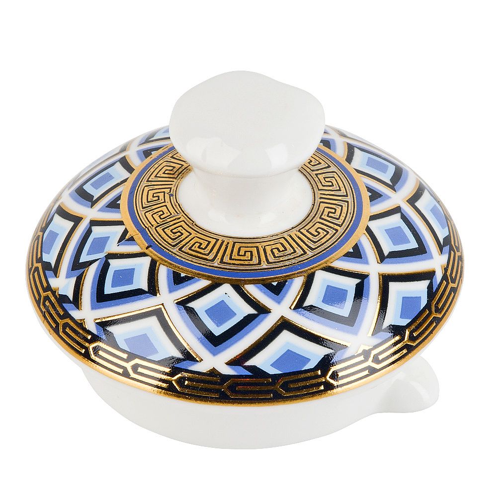 Чайник "Golden Blue" v=600мл (фарфор) (подарочная упаковка)