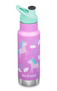 Детская термобутылка Klean Kanteen Insulated Kid Classic Narrow 12oz (355мл) Unicorns