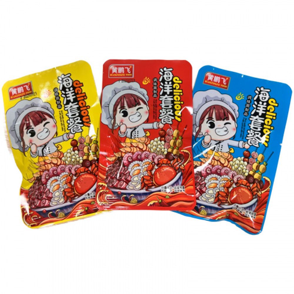Закуска со вкусом морепродуктов Нuang Peng Fei 20 г,скидка