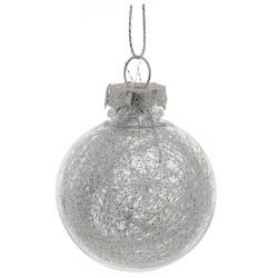 GAEM Набор из 6шт Украшение новогоднее "Шар", D 6 см, L6 W6 H8 см