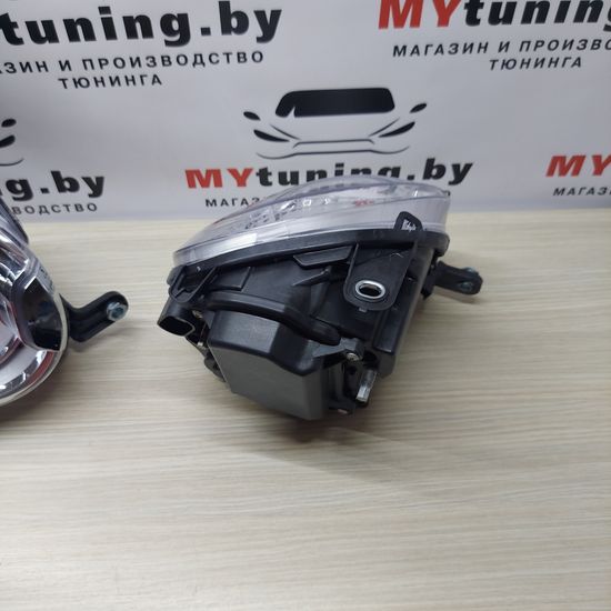 Передние фары Fiat 500 projektor chrome