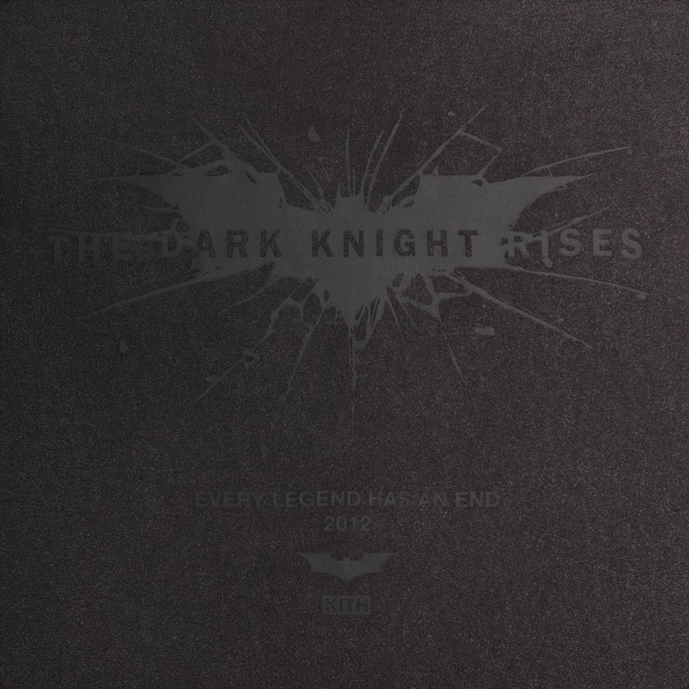 Футболка KITH x BATMAN Dark Knight Rises Vintage Black Tee