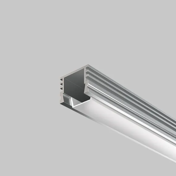Алюминиевый профиль накладной 16x12 (Серебро, 2 м), ALM-005-S-2M 631012 Led Strip 631012