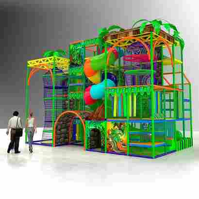 Детский игровой лабиринт «Приключение в джунглях»