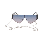 Очки Neolook Sunglasses 1487 c.003 маска серебряные с черным