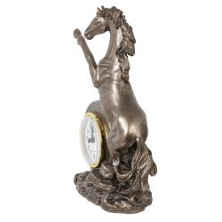 GAEM Фигурка декоративная "Лошадь" с часами (AAAx1 н/п), L16 W7,5 H23 см