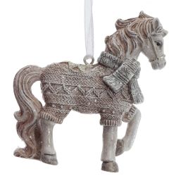GAEM Фигурка декоративная подвесная "Лошадка", L8 W2,5 H8 см