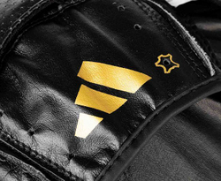 Лапы Speed Disk Punching Mitt Leather черно-золотые adiSDP01