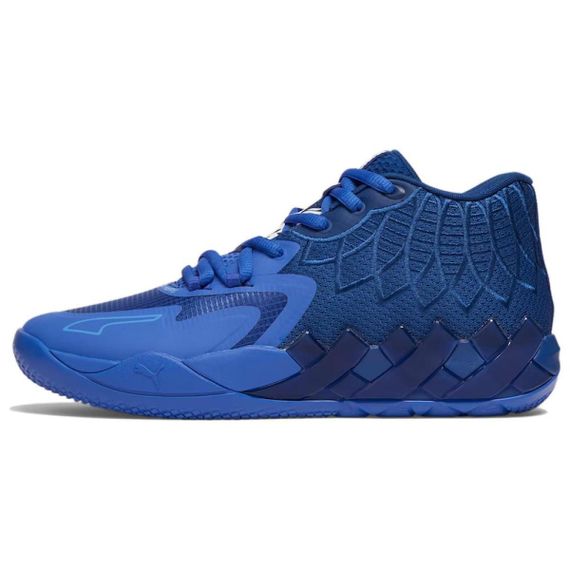PUMA MB.01 Винтажные баскетбольные кроссовки High Top Синий Мужские