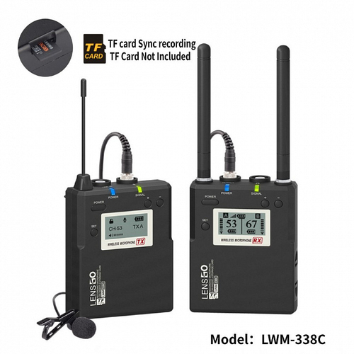 Радиомикрофон LENSGO SINGLE 338C WITH SIGNAL AMPLIFIER на 1 канал + усилитель сигнала