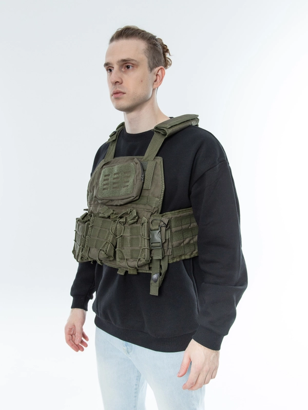 Жилет тактический Assault molle олива