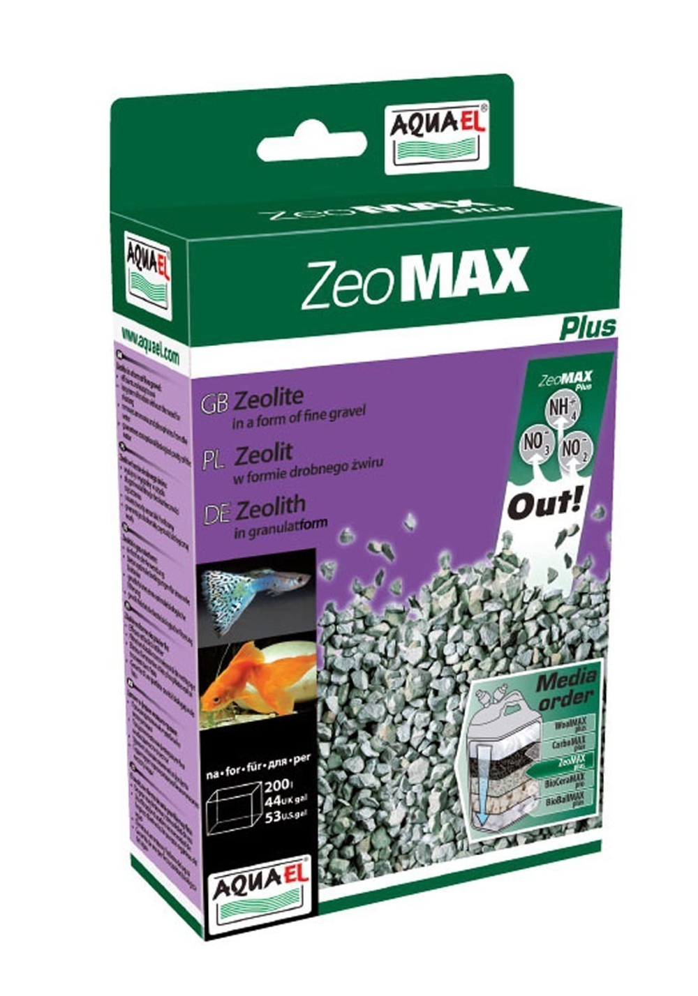 Наполнитель Aquael ZeoMax Plus, 1 л.