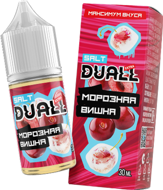 Duall Extra 28 мл - Морозная Вишня (0 мг)