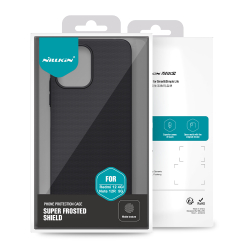 Тонкий жесткий чехол от Nillkin для смартфона Xiaomi Redmi 12 4G, Note 12R 5G и Poco M6 Pro 5G, серия Super Frosted Shield