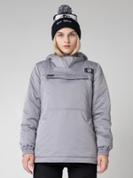 Анорак женский зимний Город Горький серый