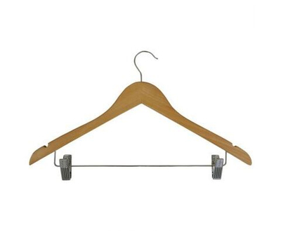 Вешалка деревянными с клипсами 44х26.5см, W2-C, 311306, Рыжий Кот