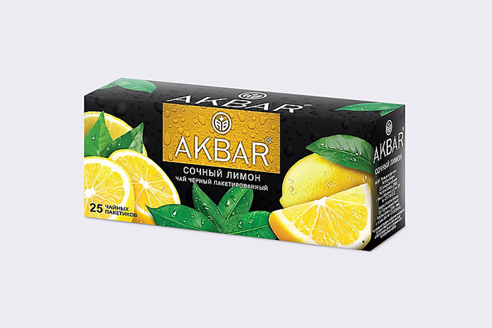 Чай Акбар, лимон, 25 п
