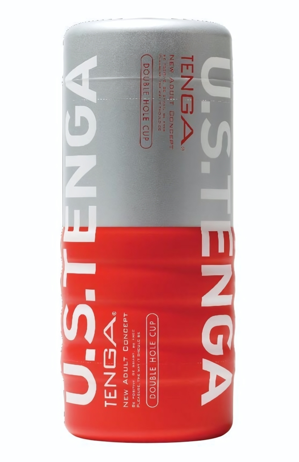 Мастурбатор Double Hole CUP U.S. (Цвет: красный)