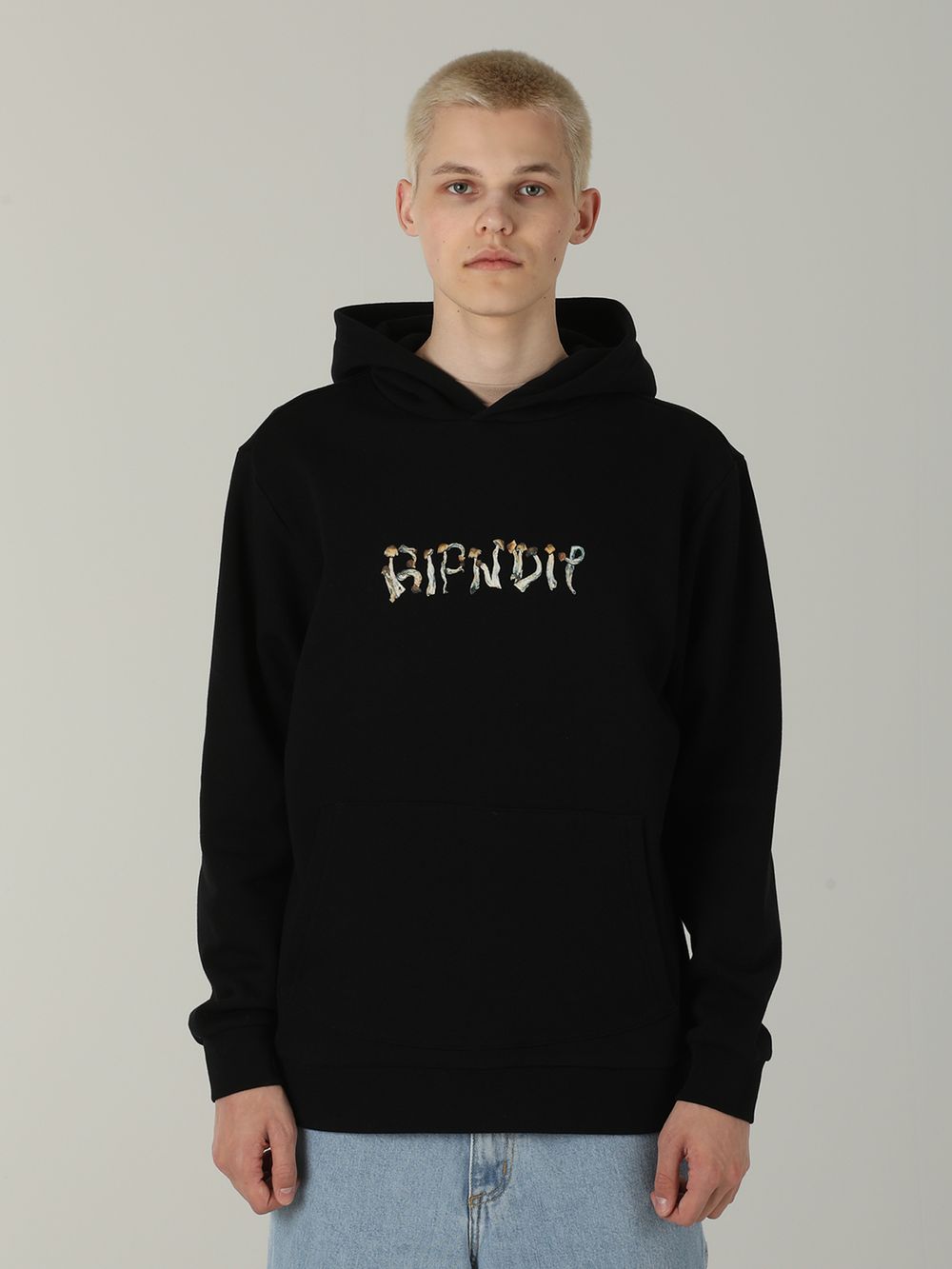 ripndip is this real life hoodie black 10 950