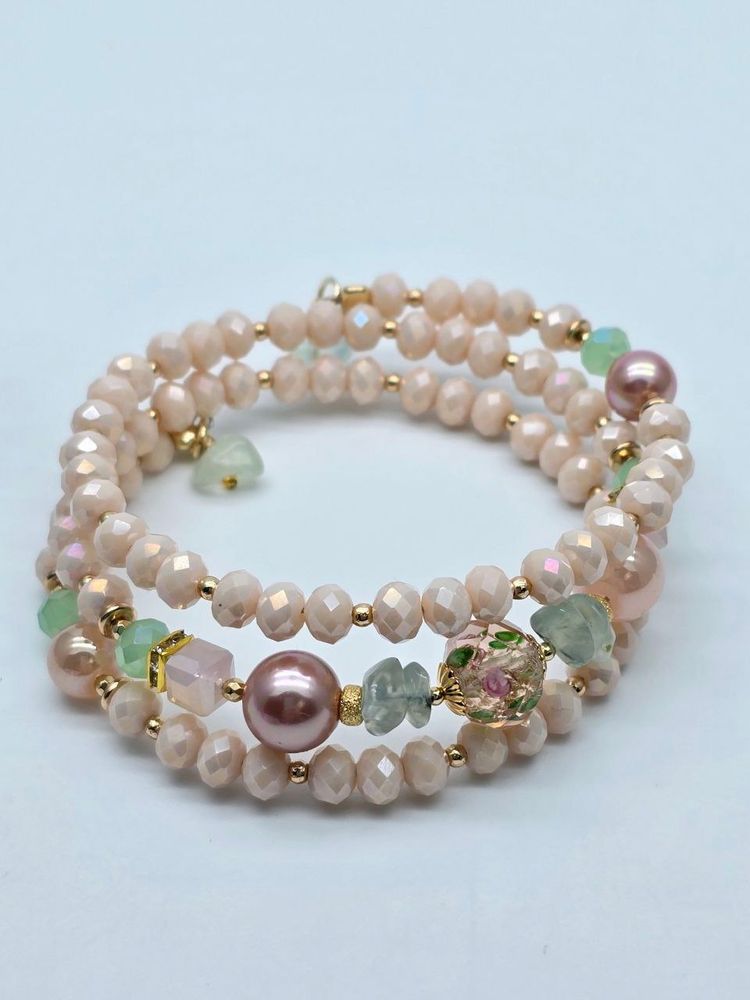 91002744 Браслет Роман с камнем