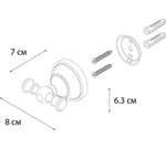 "GOLD BOGEMA" Крючок двойной FX-78505AG