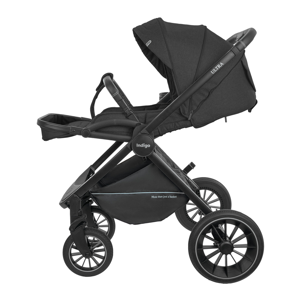 Детская коляска Indigo ULTRA 3в1 черный