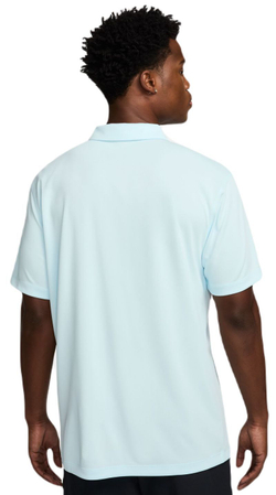 Теннисное поло Nike Court Dri-Fit Solid Polo - glacier blue/black