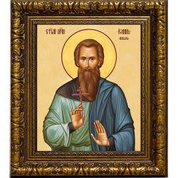 Иоанн Меньков святой мученик. Икона на холсте.