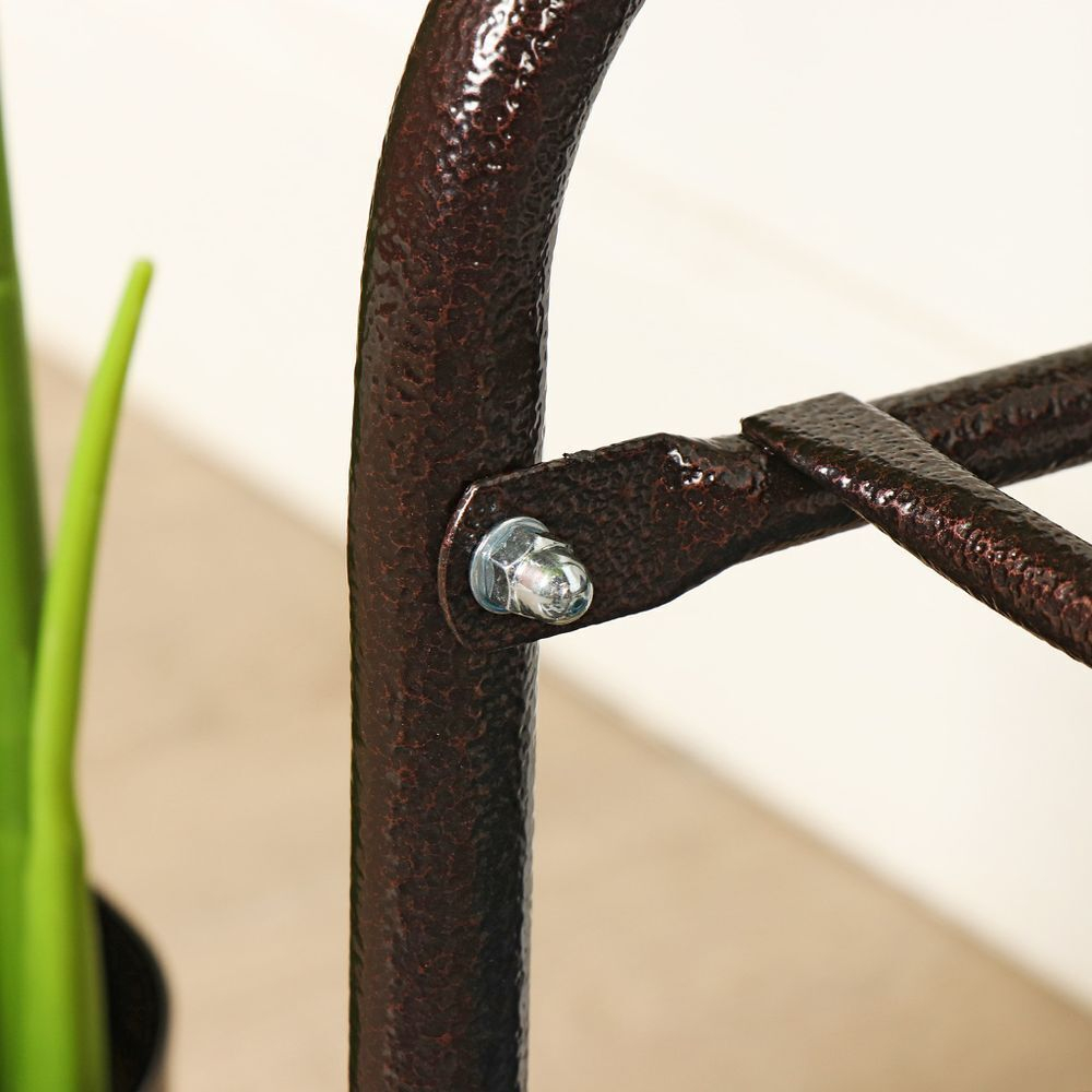 Полка для обуви, мет-л, 2 секц, 80х33х36 см, медный антик, Nika, ЭТК2/А