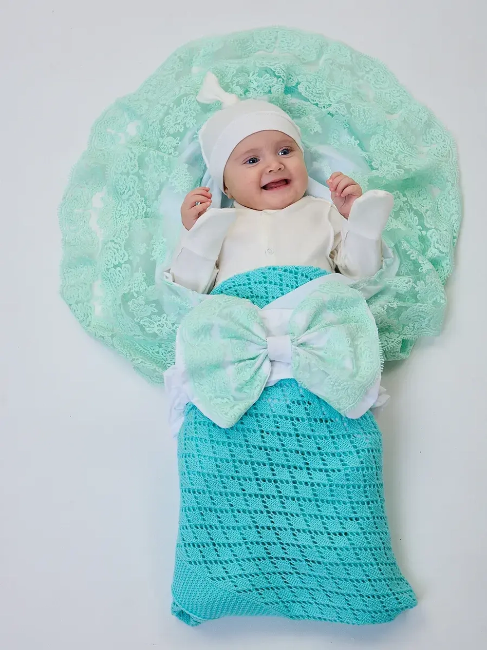 Конверт на выписку для новорожденных летний