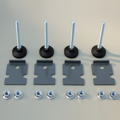 Ножки регулируемые для напольных 19" IT-корпусов ДКС серии CQE, М12 x 100мм, 4шт