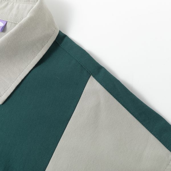 Сорочка Puff изумрудный/серый - фото 9