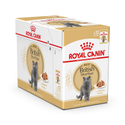 Влажный корм Royal canin British Shorthair для кошек породы Британская короткошерстная, кусочки в со