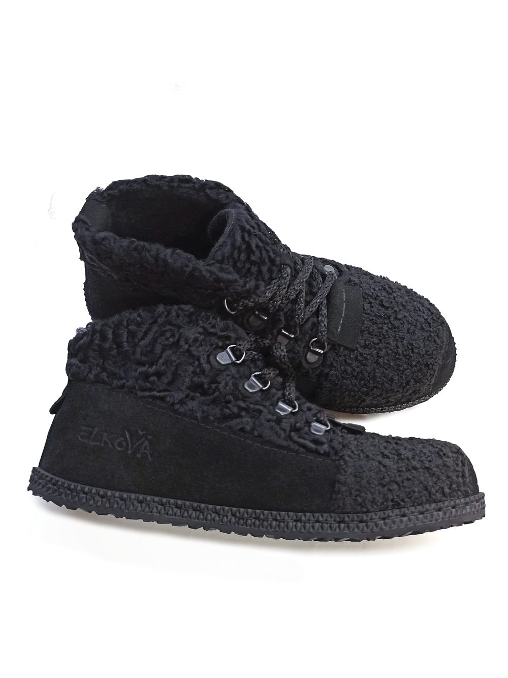 Ботинки демисезонные с каракулем