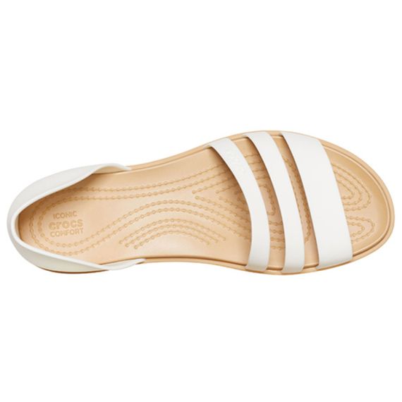 Crocs Tulum 'White Brown Yellow'