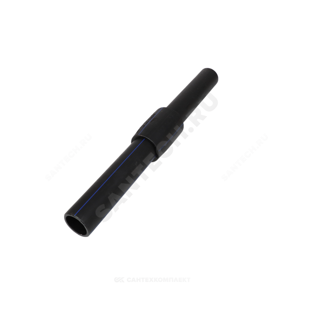 Переход ПЭ100-сталь неразъемный Дн 50х40 Ру16 SDR11