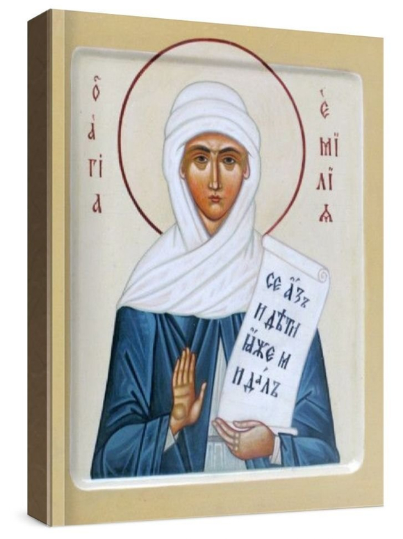 Емилия Кесарийская (рукописная икона)