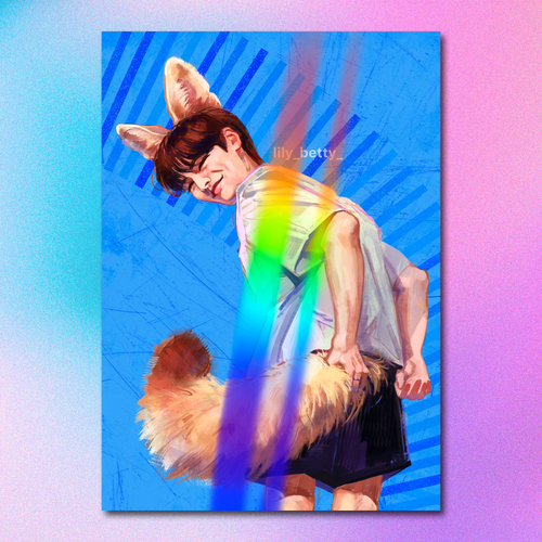 Арт принт / lily_betty_ / STRAY KIDS / Чонин #2