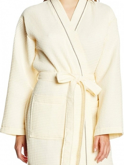 Халат вафельный Vossen Pure Feeling Pique 100 Австрия фрагмент